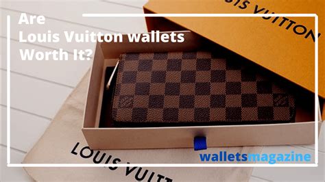 are Louis Vuitton wallets worth anything